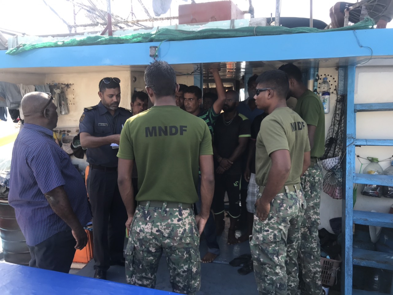 Enforcement actions to be taken against undocumented expatriates found on board ‘Veevaru’ fishing boat