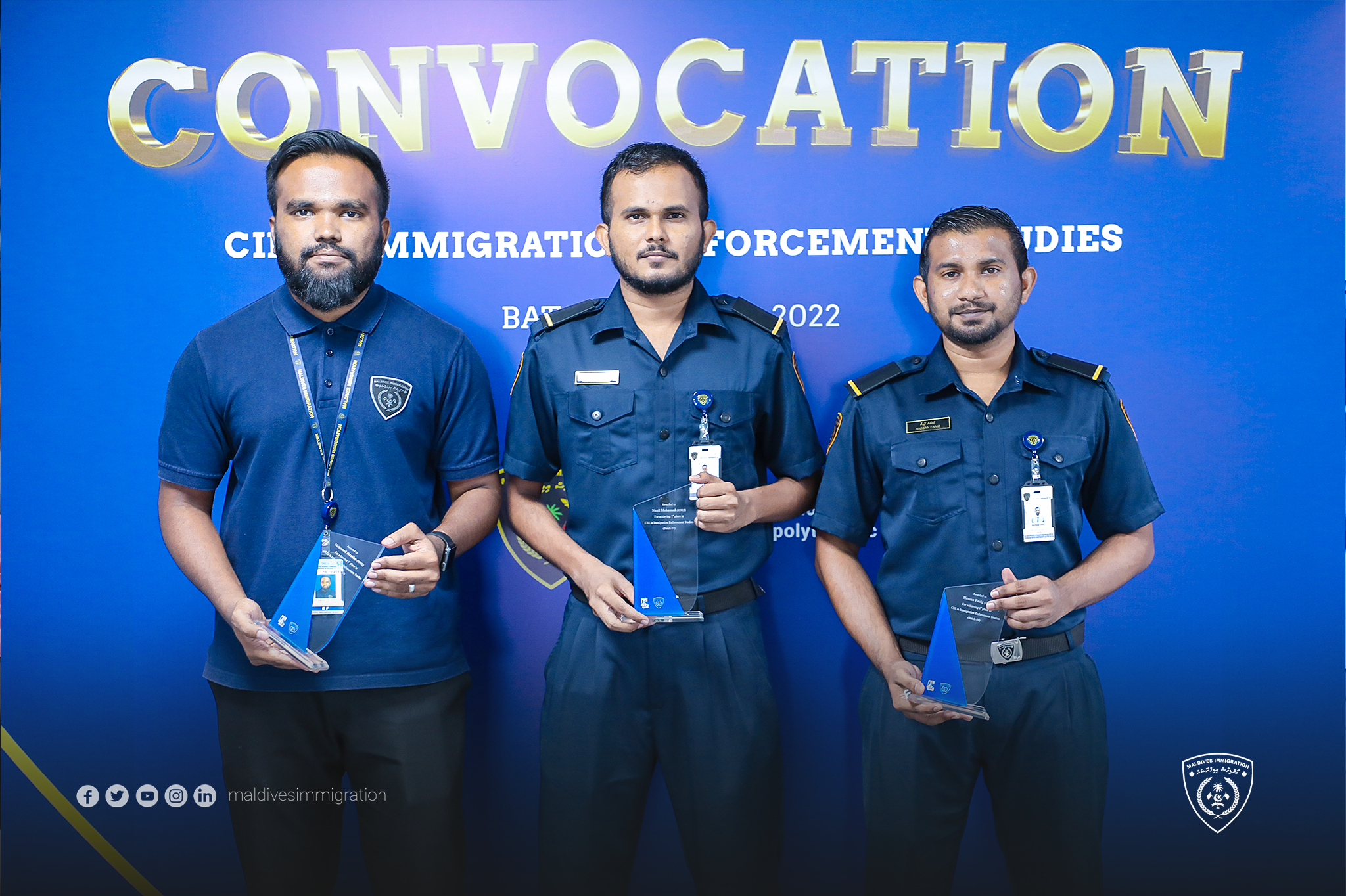 Convocation Ceremony of Batch 7,8,9 & 10 – CIII in Immigration Enforcement Studies