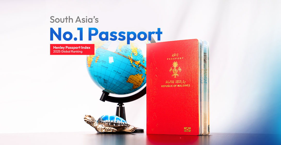 Maldives Passport Retains Position as South Asia’s Strongest for 2025, Climbs to Rank 53rd Globally.